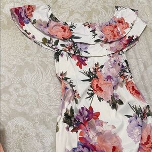Floral Off-Shoulder Dress